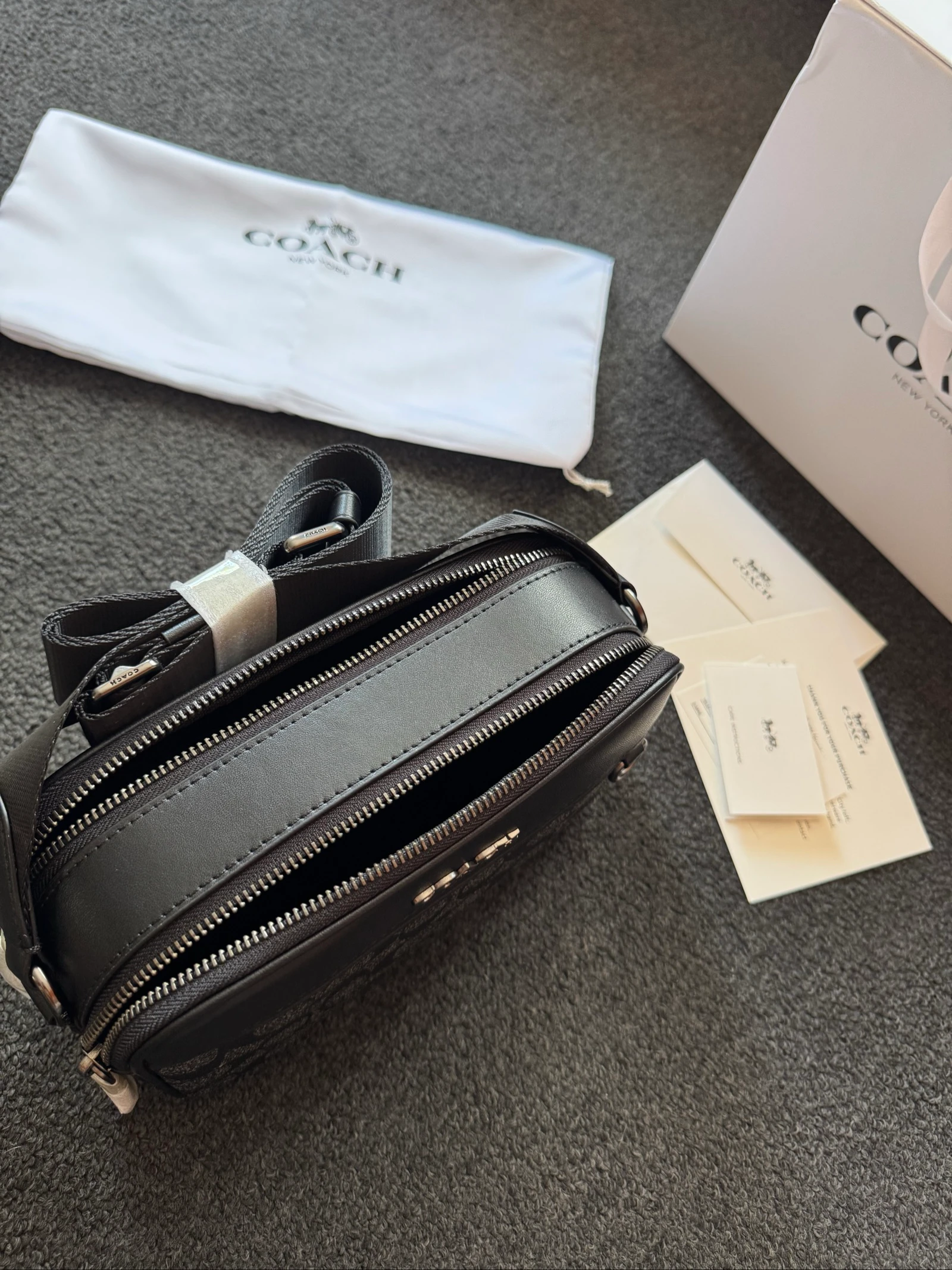 Bolsa transversal Coach – photo 7